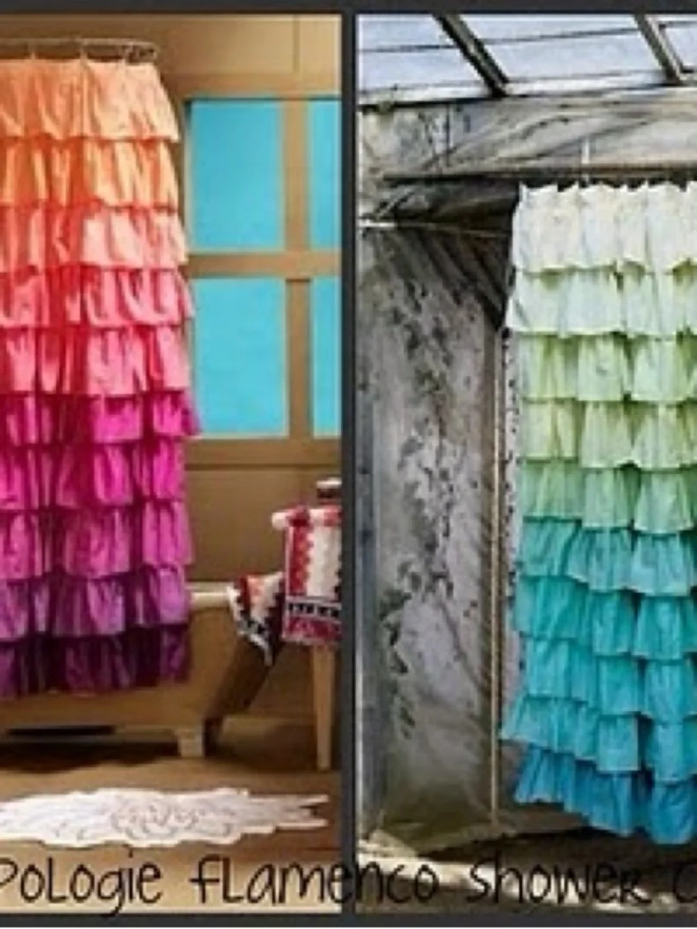 Anthropologie - Flamenco Shower Curtain